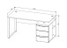 Schreibtisch >Memphis< in Artisan Eiche Dekor / Graphit - 150x77x73 (BxHxT)