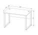 Schreibtisch >Memphis< in Weiß / Artisan / silber - 120x77x73 (BxHxT)