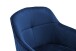 Armlehnstuhl >Emma< (1stk) drehbar, in blau / schwarz - 59x82x62 (BxHxT)