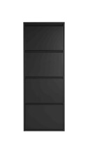 Schuhkipper >BLACK< (1stk) in Schwarz lackiert,...