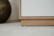 Lowboard >Phoenix< in Dekor Artisan Oak / weiß - 175x50,5x40cm (BxHxT)