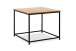 Couchtisch >Trelleborg< in Dekor Artisan Oak / schwarz - 60x48x60 (BxHxT)