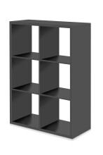 Regal >Max< in anthrazit - 73x107x33cm (BxHxT)