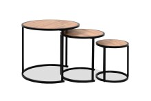 Satztisch >Trelleborg< (3er-Set) Artisan Oak /...