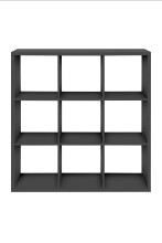 Regal >Max< in anthrazit - 107x107x33cm (BxHxT)