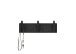 Garderoben-Set >Bantry< (4-teilig) in Eiche / schwarz - 100x190x30 (BxHxT)