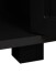 Nachtkommode >Porto< in dunkelgrau, Holzwerkstoff, Metall - 38,5x54x29cm (BxHxT)