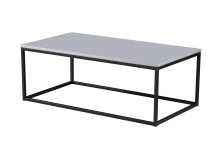 Couchtisch >Thor 2< in grau, schwarz, MDF, Metall -...