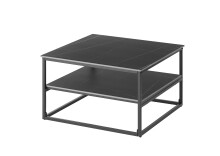 Couchtisch >Tilda 3< in schwarz, Keramik, Metall -...