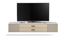 Lowboard >Avira< in Riva Eiche Dekor, kaschmir - 180x32x31cm (BxHxT)