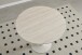 Esstisch >Josh< in Travertin, beige, Keramik, Metall - 75x90cm (HxD)