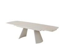 Esstisch >Kelso< (ausziehbar) in Travertin - Optik, beige - 200/280x76x100 (BxHxT)