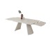 Esstisch >Kelso< (ausziehbar) in Travertin - Optik, beige - 200/280x76x100 (BxHxT)
