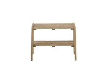 Garderoben-Set >BANTRY< (2-tlg.) in Eiche, Massivholz - 60x170x36cm (BxHxT)