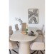Esstisch >Maranola< in Hellgrau, MDF, Zement - 240x76x96cm (BxHxT)