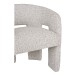 Sessel >Monroe< in Beige, Polyester - 58x74x55cm (BxHxT)