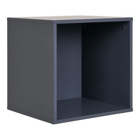 Regalwürfel >Horne< in Dunkelgrau, MDF - 34x34x30cm (BxHxT)