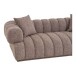Sofa >Aurora< in Braun, Polyester - 226x69x106cm (BxHxT)