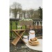 Dekoschale >Rio< in Teak, Massivholz - 40x12x40cm (BxHxT)