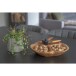 Dekoschale >Nola< in Teak, Massivholz - 30x5x30cm (BxHxT)