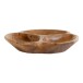 Dekoschale >Nola< in Teak, Massivholz - 30x5x30cm (BxHxT)