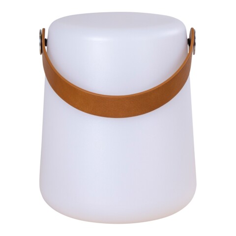 LED Dekolicht >Bristol< in Weiss, Kunststoff - 17x21x17cm (BxHxT)