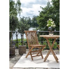 Gartenstuhl >Toledo< (2er-Set) in Teak, Massivholz...
