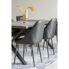 Teppich >Havanna< in Schwarz und weiß,...