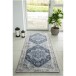 Teppich >Havanna< in Blau, Chenille-Polyester - 80x1x200cm (BxHxT)