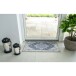 Fußmatte >Havanna< in Blau, Chenille-Polyester - 50x1x80cm (BxHxT)