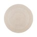 Teppich >Menorca< in Beige, PET Recycelter Kunststoff - 120x1x120cm (BxHxT)