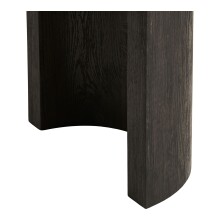 Konsolentisch >Bibione< in Dunkelbraun, MDF, Dekor - 38x75x114cm (BxHxT)