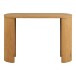 Konsolentisch >Bibione< in Eiche, MDF, Dekor - 38x75x114cm (BxHxT)
