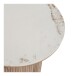 Beistelltisch >Athens< in Weiss / Dunkelbraun, Keramik, MDF, Dekor - 50x45 (HxD)