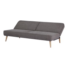 Schlafsofa >Swan< in Braun, 100% Polyester - 83x186cm (HxT)