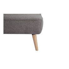 Schlafsofa >Swan< in Braun, 100% Polyester - 83x186cm (HxT)