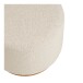 Pouf >Daisy< in Sand, 100% Polyester, Kiefer - 41x50cm (HxD)