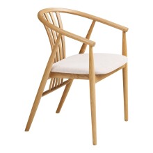 Esszimmerstuhl >Agustin< (1 stk) in Eiche natur, Massivholz - 57x78x54cm (BxHxT)