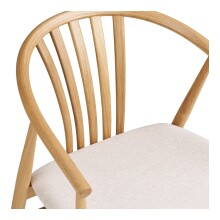 Esszimmerstuhl >Agustin< (1 stk) in Eiche natur, Massivholz - 57x78x54cm (BxHxT)