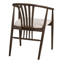 Esszimmerstuhl >Agustin< (1 stk) in Eiche geräuchert - 57x78x54 (BxHxT)