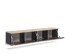Lowboard >Lorena< stehend / hängend, schwarz, Artisan Eiche Dekor - 160x32x31cm (BxHxT)