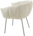 Armlehnstuhl >Pina< (2er Set) in beige, creme - 70x78x63 (BxHxT)