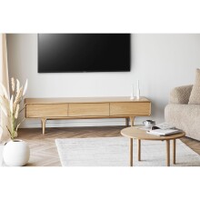 Couchtisch >Jena< in Eiche, Massivholz - 40x70cm (HxD)