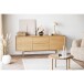 Couchtisch >Jena< in Eiche, Massivholz - 40x70cm (HxD)