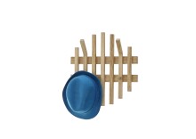 Garderoben-Set >BANTRY< (4-teilig) Eiche / schwarz - 150x190x30cm (BxHxT)