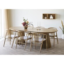 Wandregal >Oshawa< in Eiche, MDF - 70x30x20cm (BxHxT)
