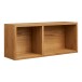 Wandregal >Oshawa< in Eiche, MDF - 70x30x20cm (BxHxT)