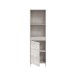 Wohnzimmer-Set >VANYA< (2-tlg.) in Kaschmir / Velho Weiß - 78x134x33 (BxHxT)