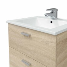 Waschtisch-Set >ECO KIT< in Canadian Eiche - 60x50x45 (BxHxT)