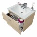 Waschtisch-Set >ECO KIT< in Canadian Eiche - 60x50x45 (BxHxT)